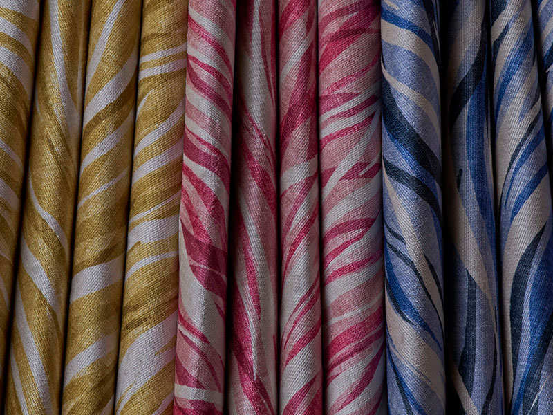 Waves fabric drapes